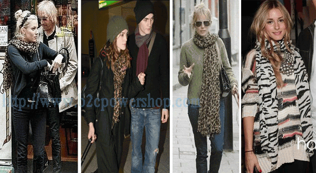 Leopard Prints Shawl Scarves Wrap Bandana Classic Gold.gif